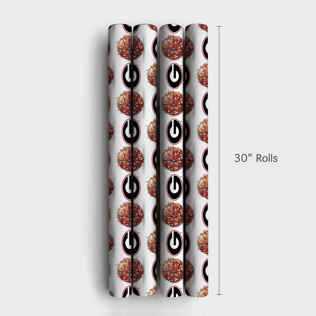 Glowing Georgia Hoops - Wrapping Paper - Aspen & Arlo