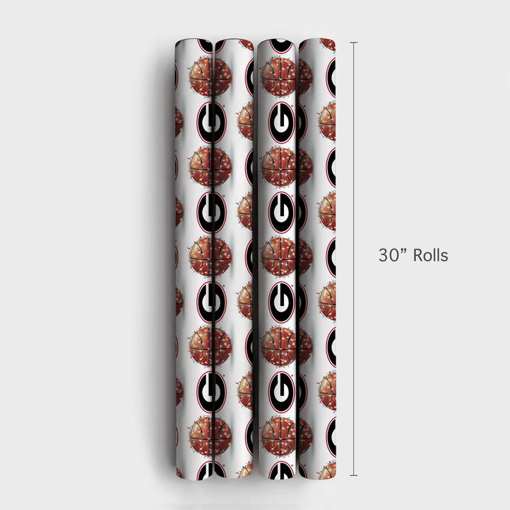 Glowing Georgia Hoops - Wrapping Paper - Aspen & Arlo