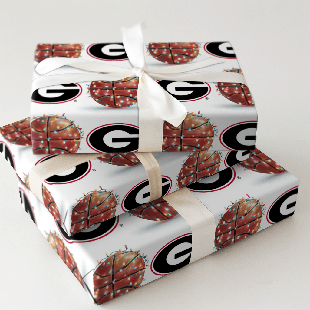 Glowing Georgia Hoops - Wrapping Paper - Aspen & Arlo