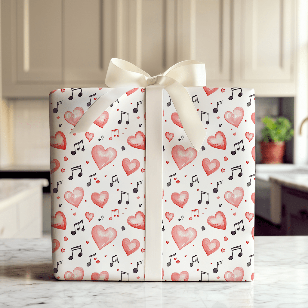 Music to My Heart - Wrapping Paper - Aspen & Arlo