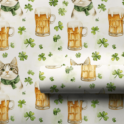 Brews with the American Wirehair - Wrapping Paper - Aspen & Arlo