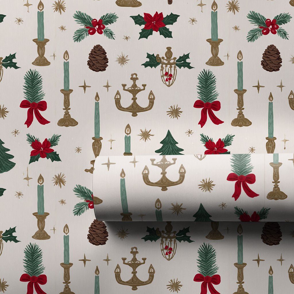 Vintage Holiday Candlelights_