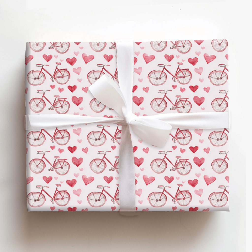 Bicycle Boo - Wrapping Paper - Aspen & Arlo