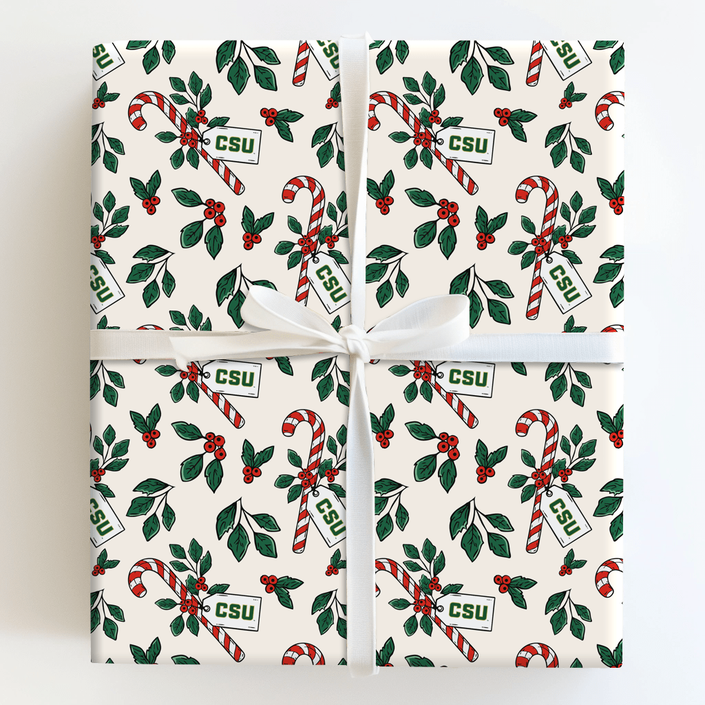 Peppermint CSU - Wrapping Paper - Aspen & Arlo
