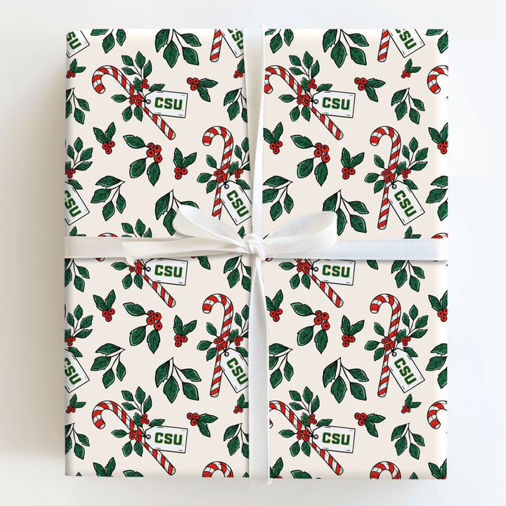 Peppermint CSU - Wrapping Paper - Aspen & Arlo