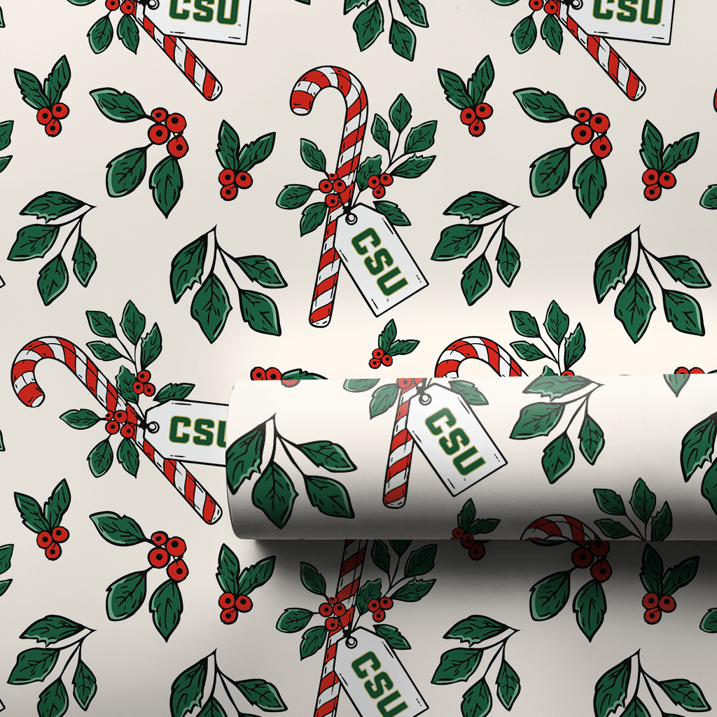 Peppermint CSU - Wrapping Paper - Aspen & Arlo