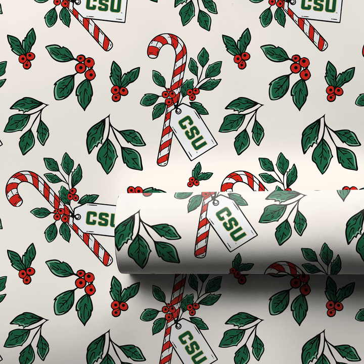 Peppermint CSU - Wrapping Paper - Aspen & Arlo
