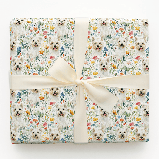 Garden with the Westie - Wrapping Paper - Aspen & Arlo