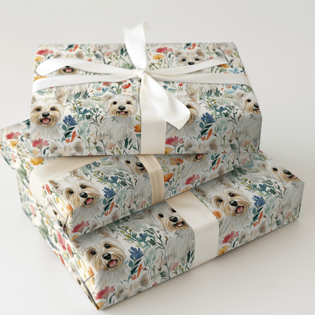 Garden with the Westie - Wrapping Paper - Aspen & Arlo