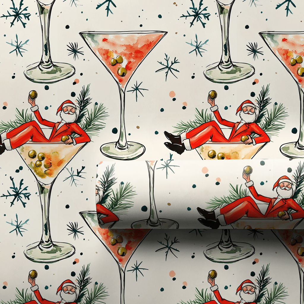 Jolly Garnish - Wrapping Paper - Aspen & Arlo