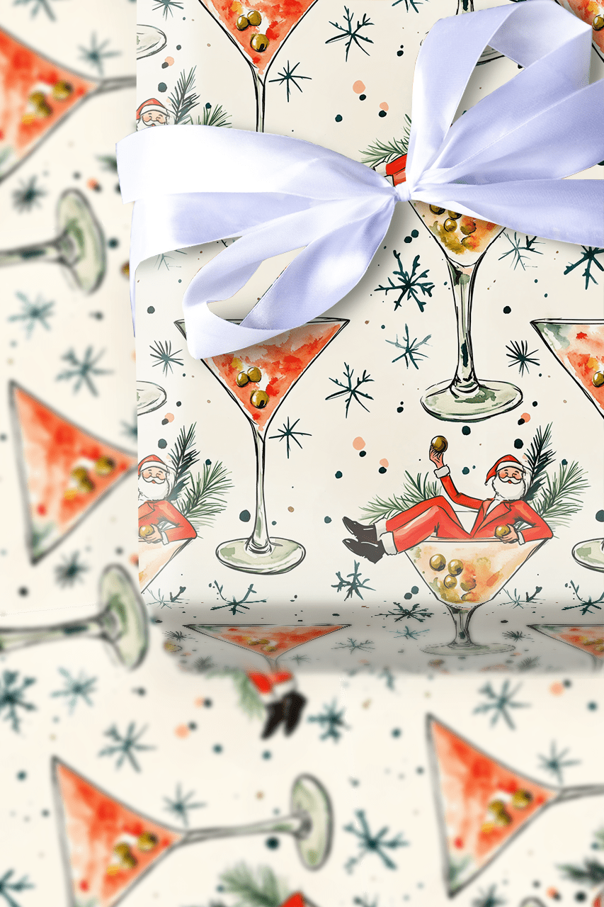 Jolly Garnish - Wrapping Paper - Aspen & Arlo