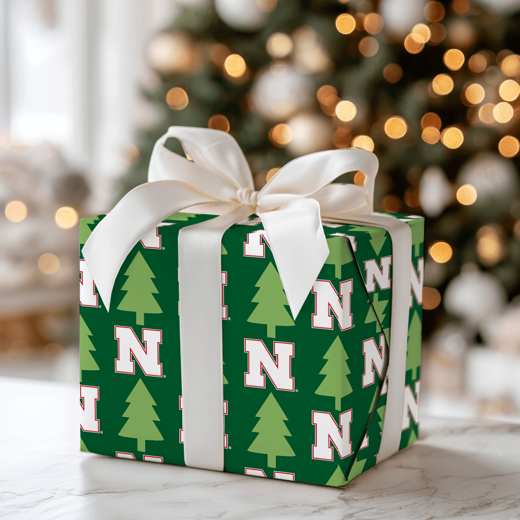 Husker Holiday Pines - Wrapping Paper - Aspen & Arlo