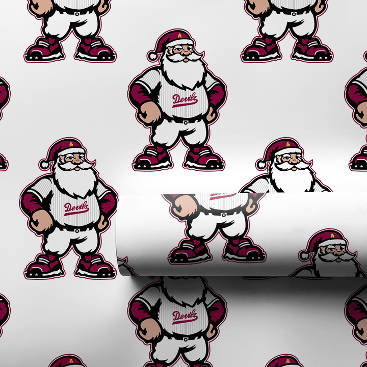 Santa’s Sun Devil Season - Wrapping Paper - Aspen & Arlo