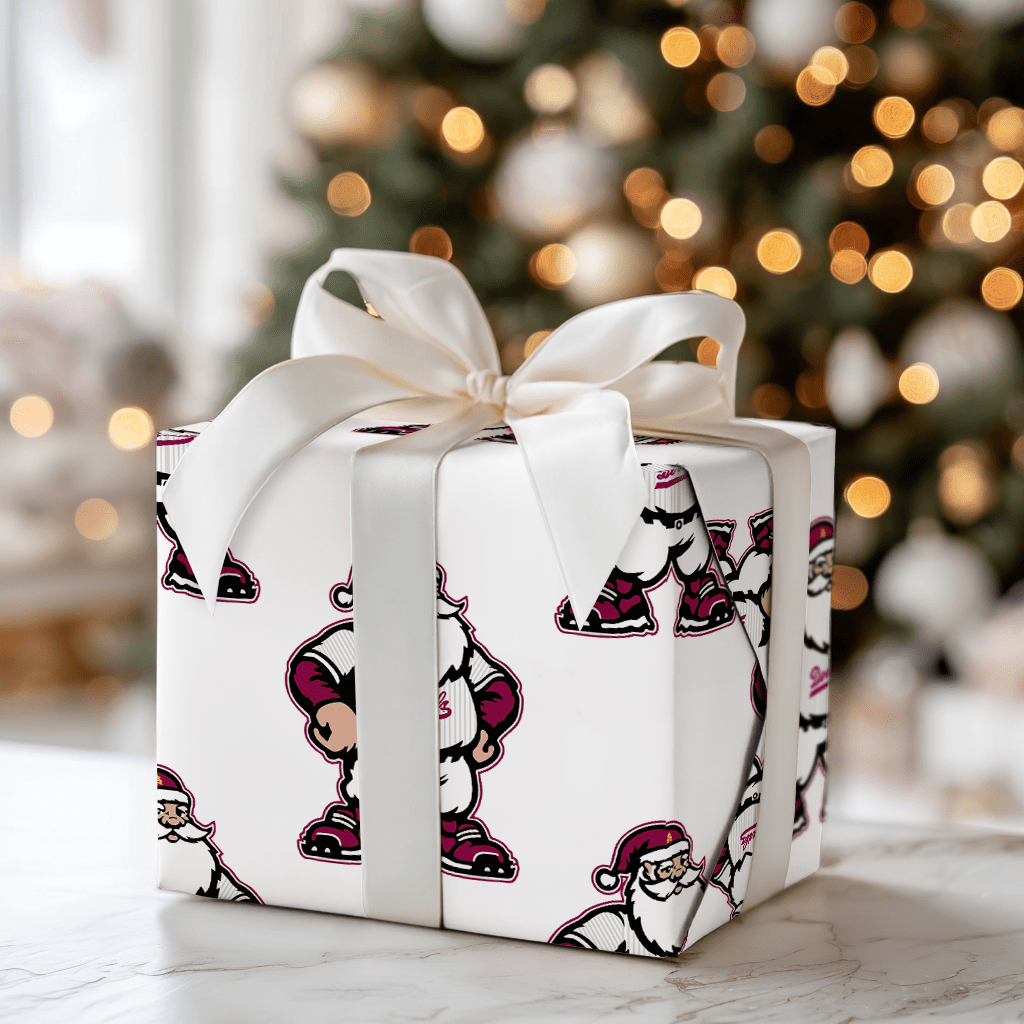 Santa’s Sun Devil Season - Wrapping Paper - Aspen & Arlo
