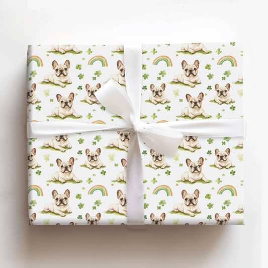 Rainbows with the Bulldogs - Wrapping Paper - Aspen & Arlo