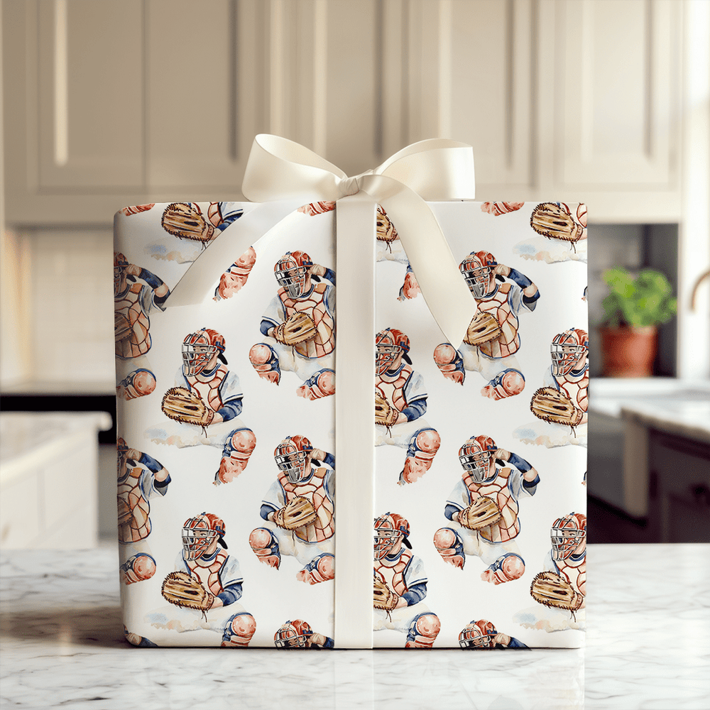 Backstop Defense - Wrapping Paper - Aspen & Arlo