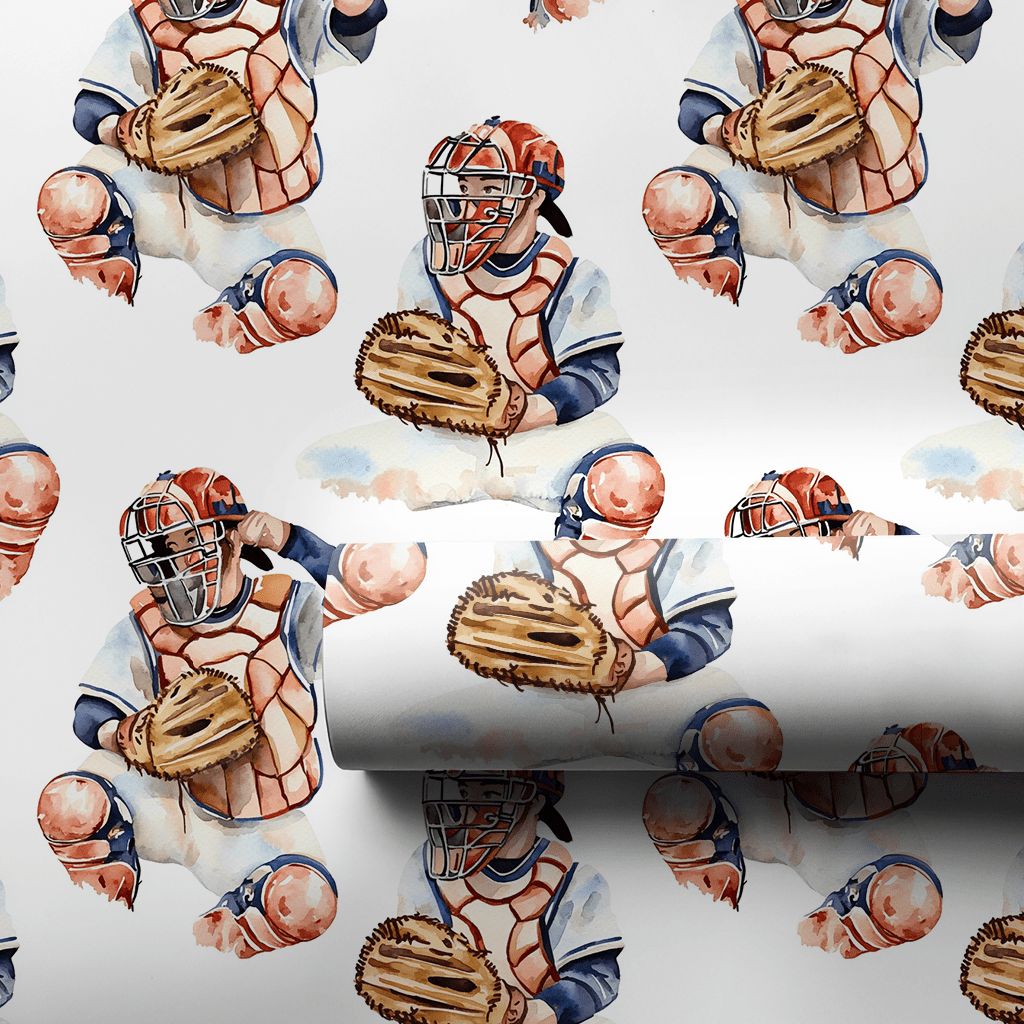 Backstop Defense - Wrapping Paper - Aspen & Arlo