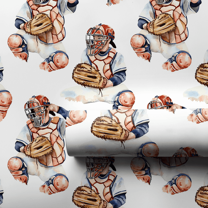 Backstop Defense - Wrapping Paper - Aspen & Arlo
