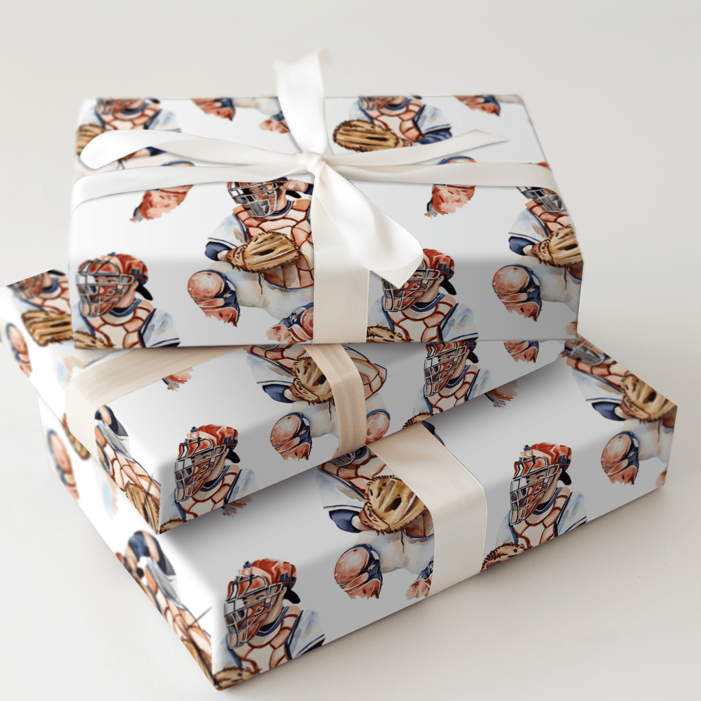 Backstop Defense - Wrapping Paper - Aspen & Arlo