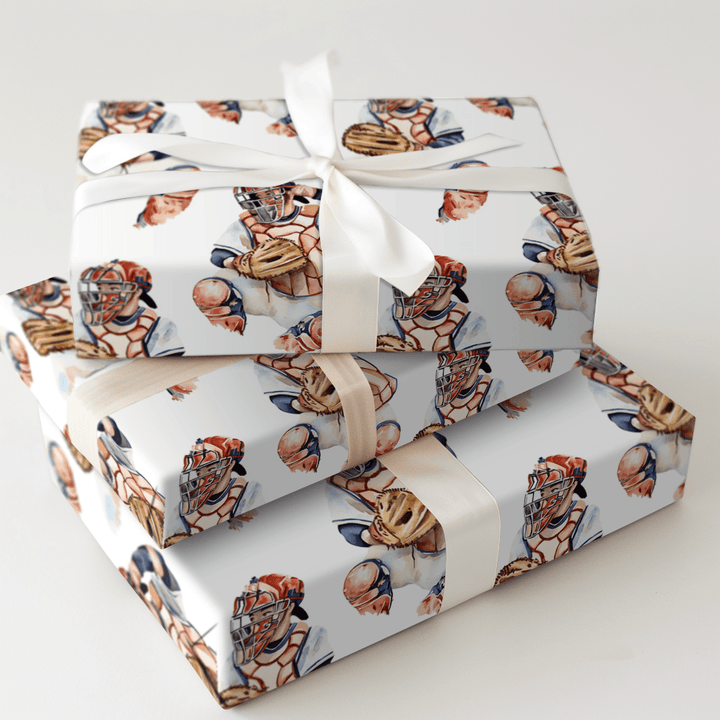 Backstop Defense - Wrapping Paper - Aspen & Arlo