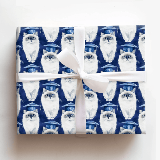 Birman Graduate - Wrapping Paper - Aspen & Arlo