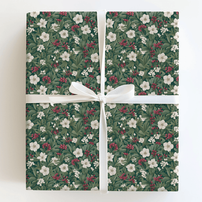 Glacial Gardenia - Wrapping Paper - Aspen & Arlo