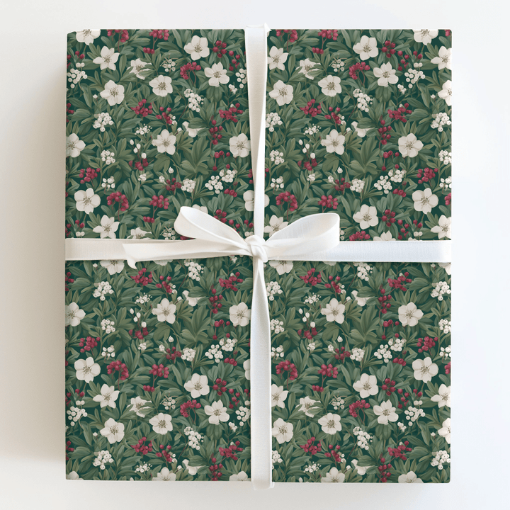 Glacial Gardenia - Wrapping Paper - Aspen & Arlo