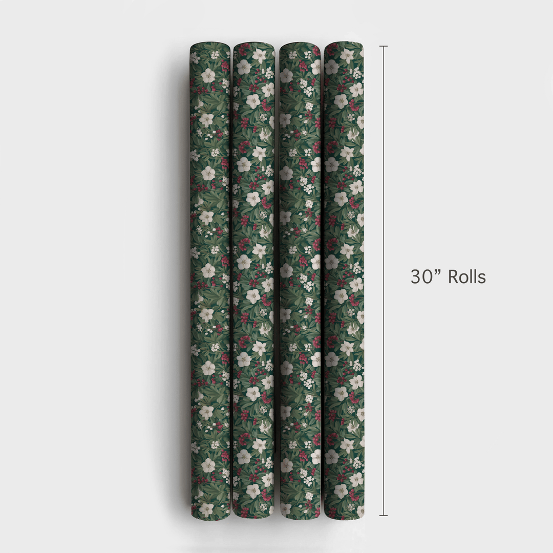 Glacial Gardenia - Wrapping Paper - Aspen & Arlo