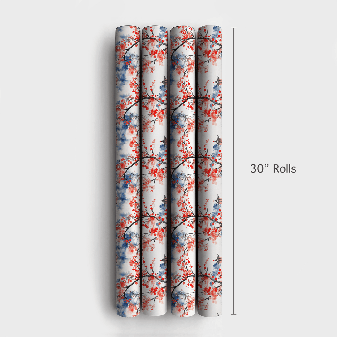 Cherry Blossom Breeze - Wrapping Paper - Aspen & Arlo