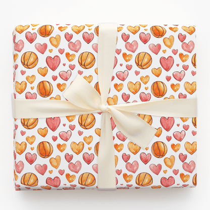 Fast Break to My Heart - Wrapping Paper - Aspen & Arlo
