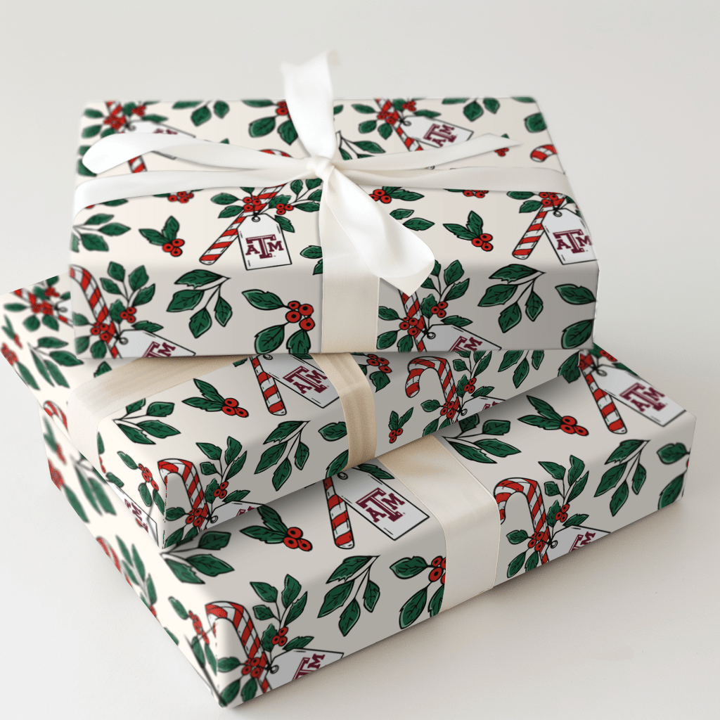 Peppermint A&M - Wrapping Paper - Aspen & Arlo