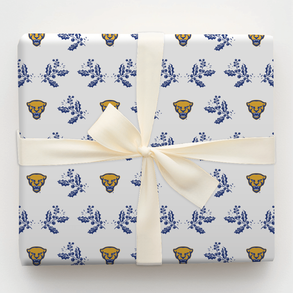 Pittsburgh Holly - Wrapping Paper - Aspen & Arlo