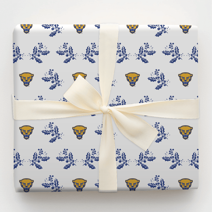 Pittsburgh Holly - Wrapping Paper - Aspen & Arlo