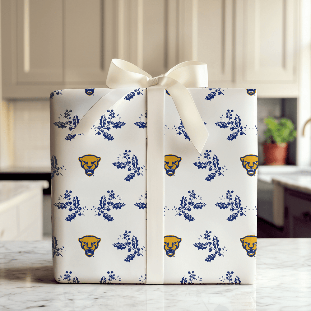 Pittsburgh Holly - Wrapping Paper - Aspen & Arlo