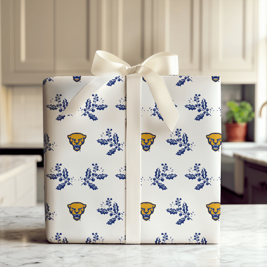Pittsburgh Holly - Wrapping Paper - Aspen & Arlo