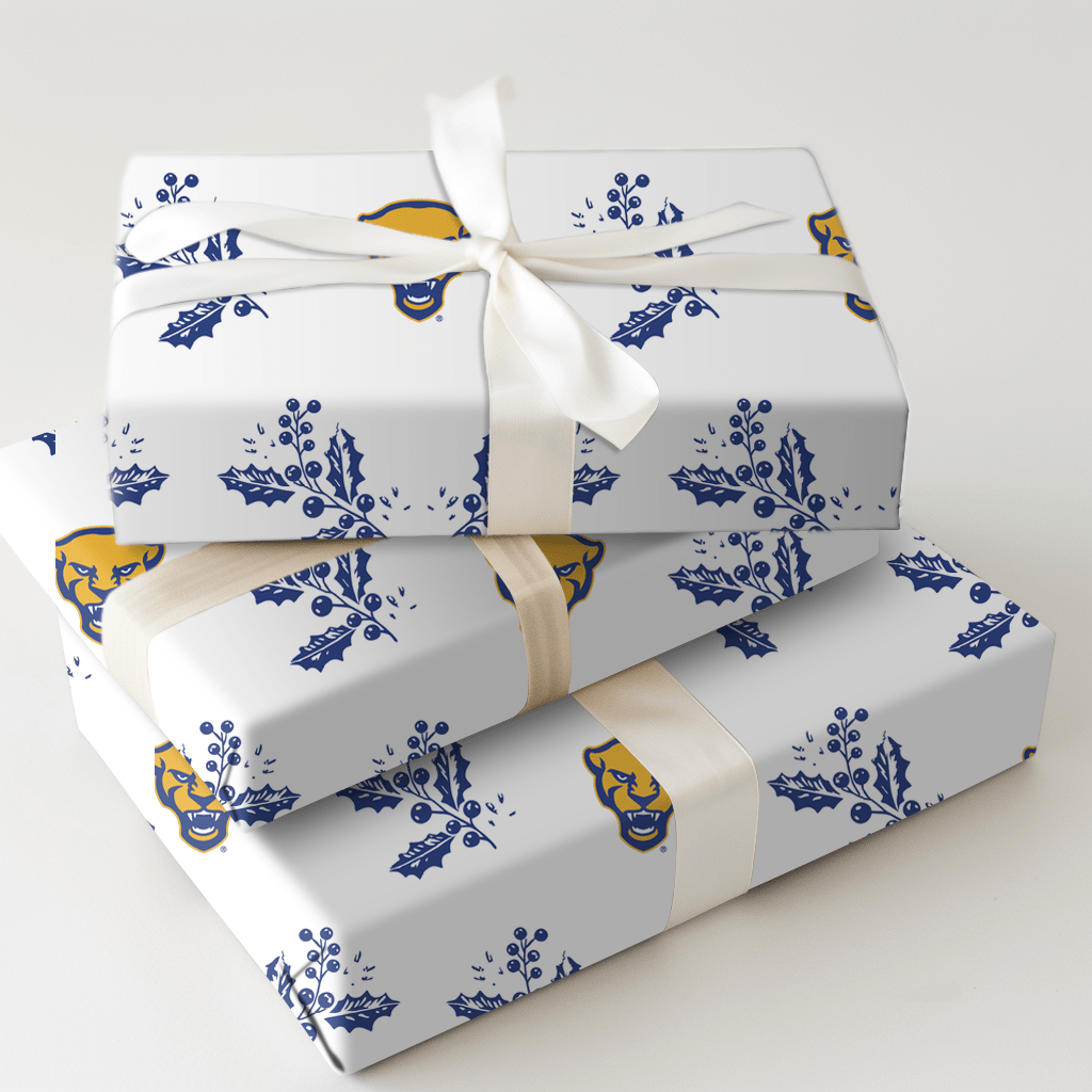 Pittsburgh Holly - Wrapping Paper - Aspen & Arlo
