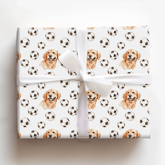 Dribble the Bone - Wrapping Paper - Aspen & Arlo