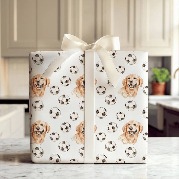 Dribble the Bone - Wrapping Paper - Aspen & Arlo