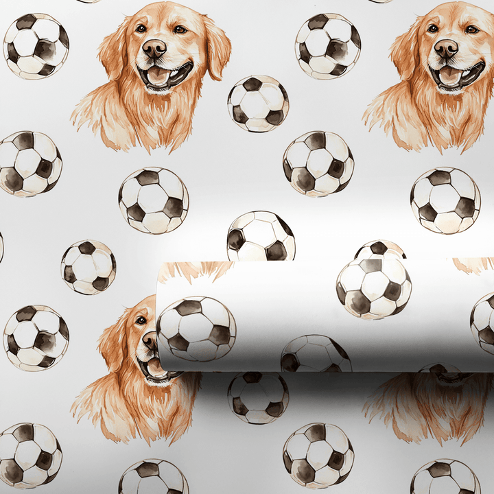 Dribble the Bone - Wrapping Paper - Aspen & Arlo