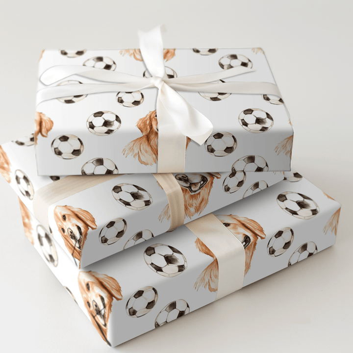 Dribble the Bone - Wrapping Paper - Aspen & Arlo
