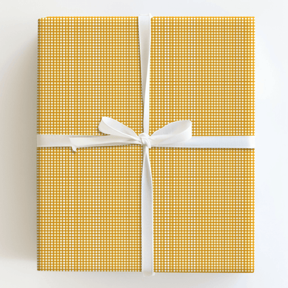Yellow Dotty Wrap - Wrapping Paper - Aspen & Arlo