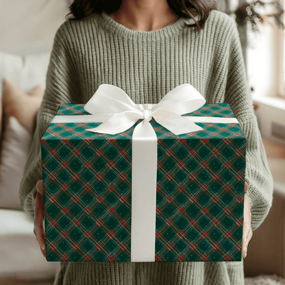 Santa Plaid - Wrapping Paper - Aspen & Arlo