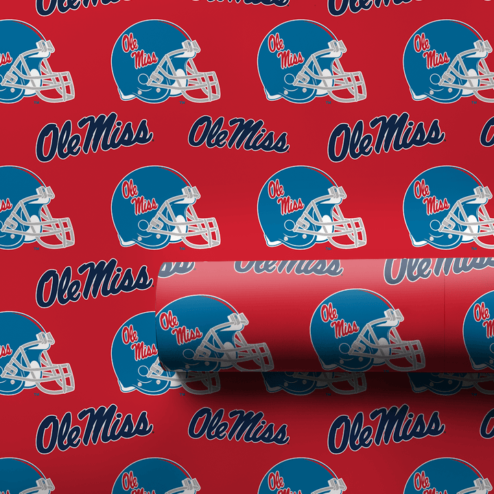Ole Miss Helmet - Wrapping Paper - Aspen & Arlo