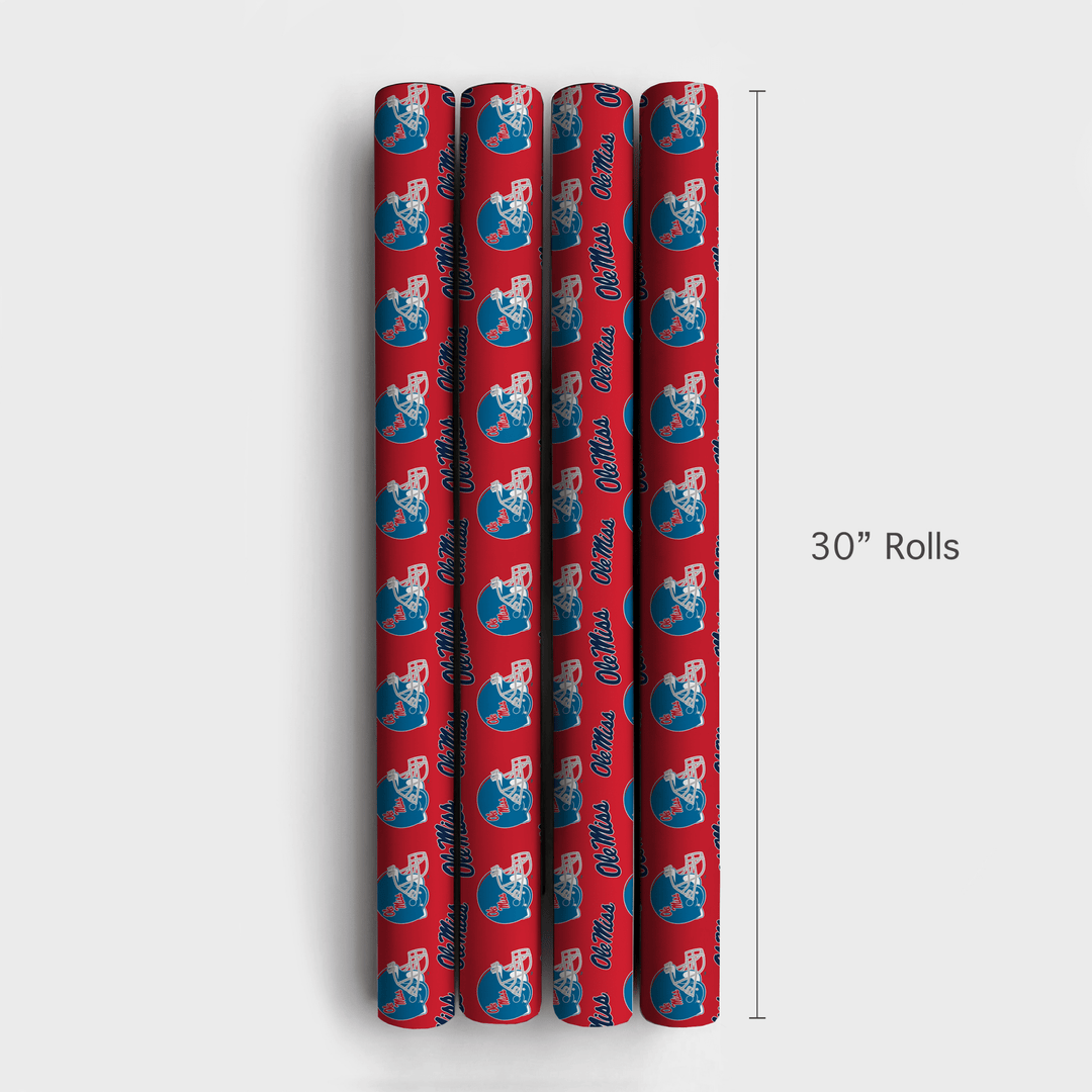 Ole Miss Helmet - Wrapping Paper - Aspen & Arlo
