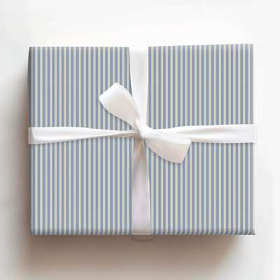 Chambray Stripe - Wrapping Paper - Aspen & Arlo