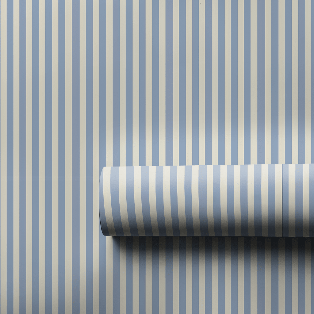 Chambray Stripe - Wrapping Paper - Aspen & Arlo