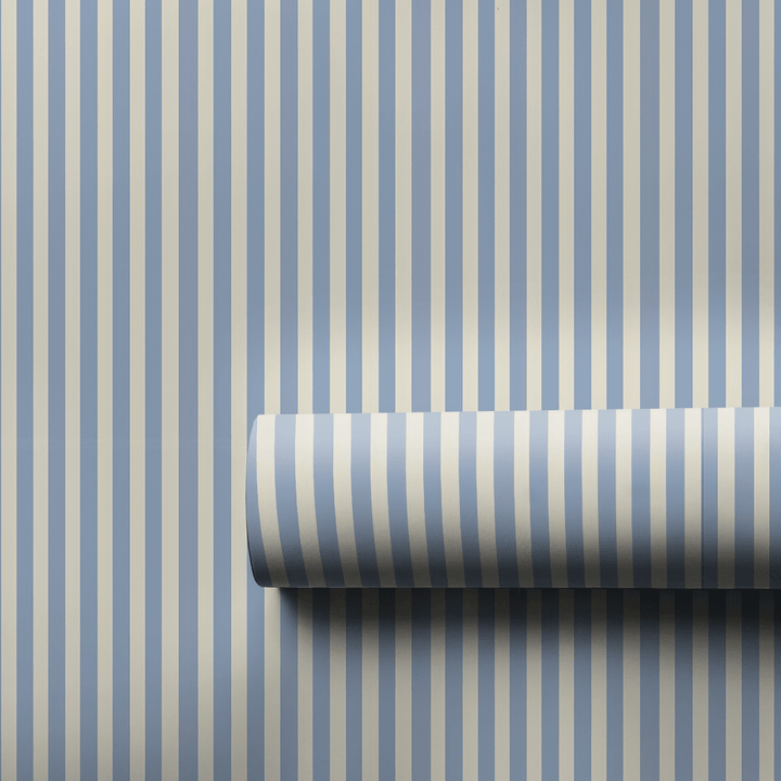 Chambray Stripe - Wrapping Paper - Aspen & Arlo