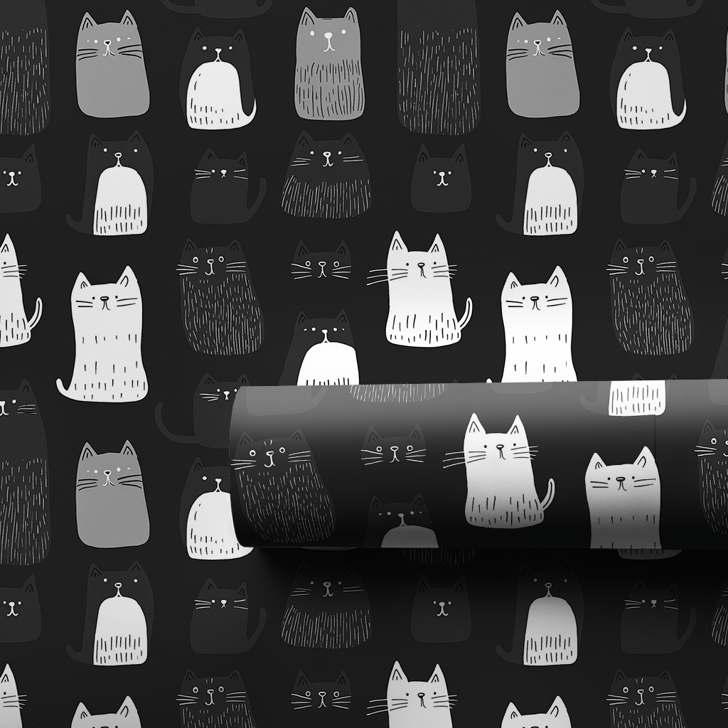 Cat Spook - Wrapping Paper - Aspen & Arlo