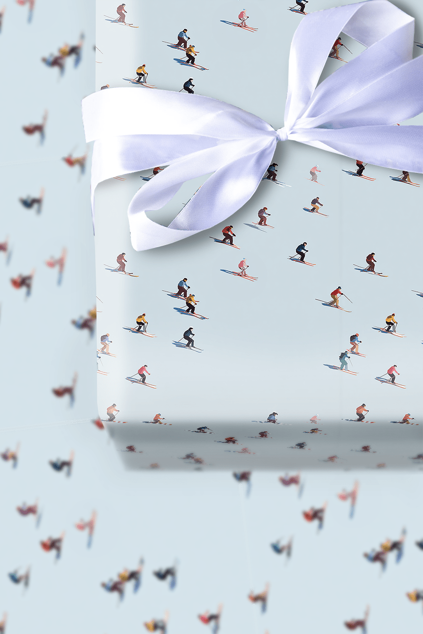 Alpine Glide - Wrapping Paper - Aspen & Arlo