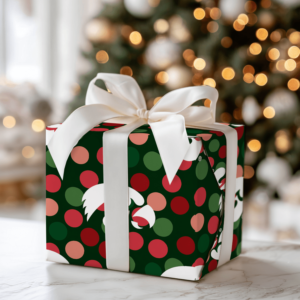Iowa Winter Dots - Wrapping Paper - Aspen & Arlo